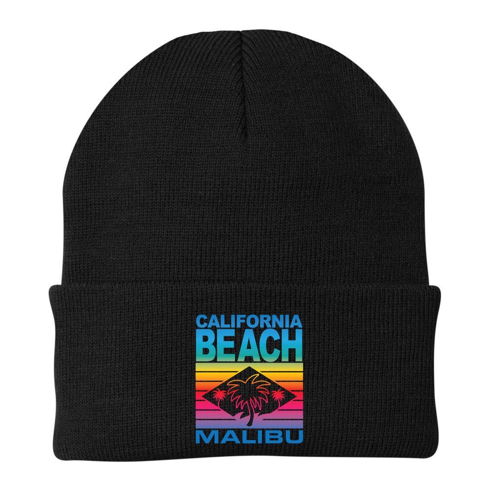 California Beach Retro Vibes Beanie