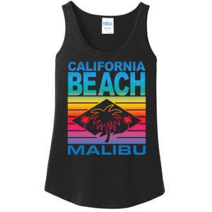 California Beach Retro Vibes Ladies Essential Tank