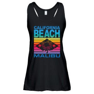 California Beach Retro Vibes Ladies Essential Flowy Tank