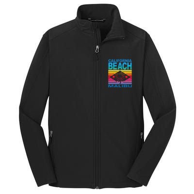 California Beach Retro Vibes Core Soft Shell Jacket