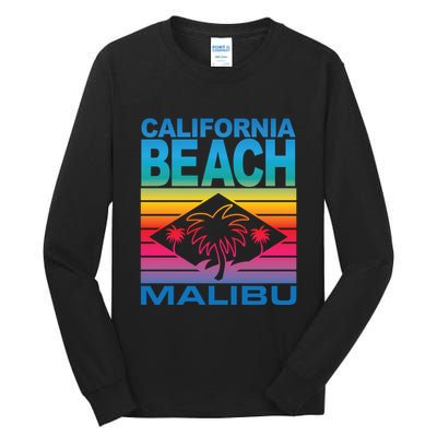 California Beach Retro Vibes Tall Long Sleeve T-Shirt