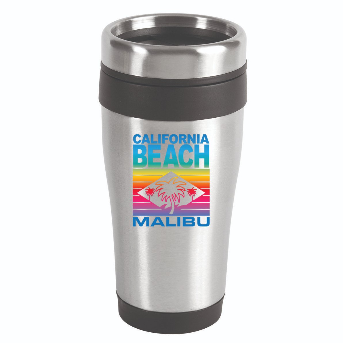 California Beach Retro Vibes 16oz Travel Tumbler