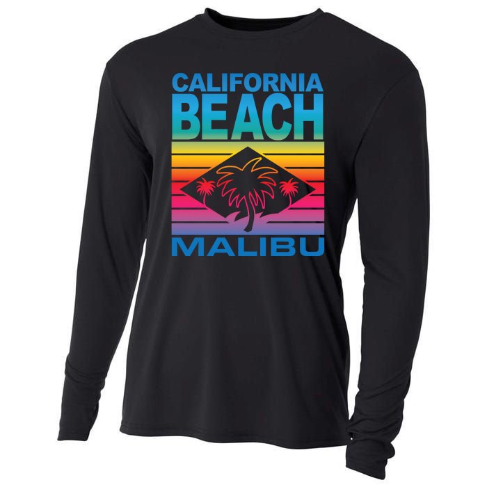 California Beach Retro Vibes Cooling Performance Long Sleeve Crew