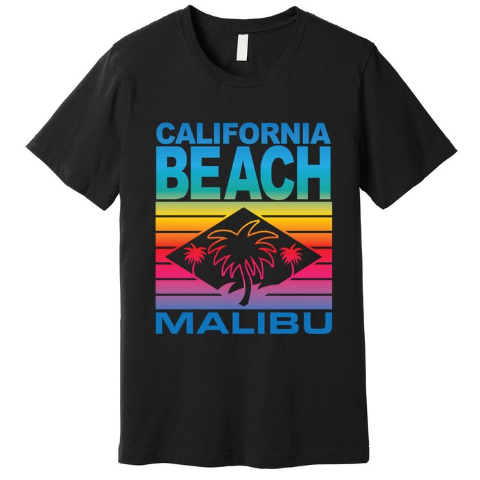 California Beach Retro Vibes Premium T-Shirt
