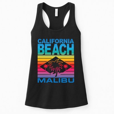 California Beach Retro Vibes Womens Tank Top