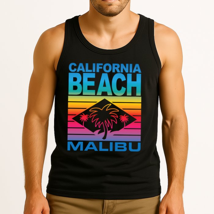 California Beach Retro Vibes Tank Top
