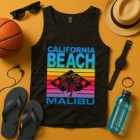 California Beach Retro Vibes Tank Top