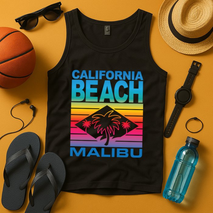 California Beach Retro Vibes Tank Top