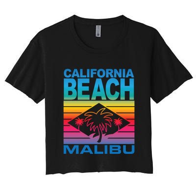 California Beach Retro Vibes Crop Top