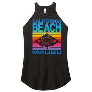 California Beach Retro Vibes Women's Perfect Tri Rocker Tank