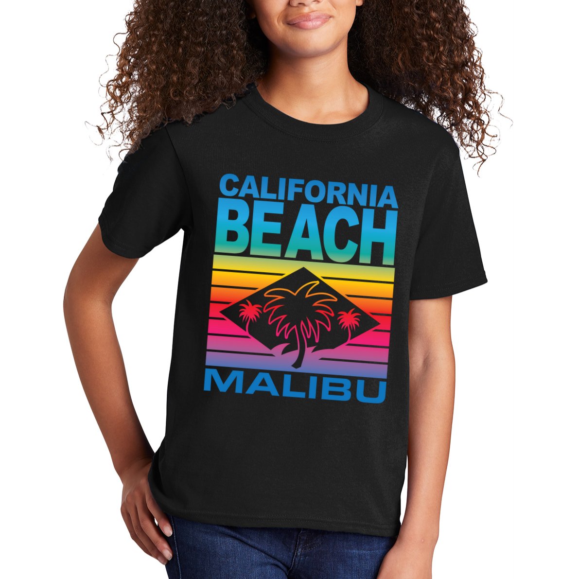 California Beach Retro Vibes Kids T-Shirt