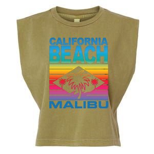 California Beach Retro Vibes Garment-Dyed Women's Muscle Tee