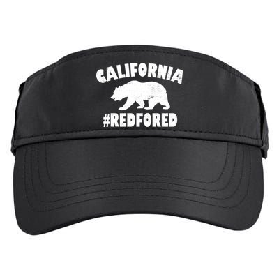 California Bear #RedForEd Adult Drive Performance Visor
