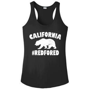 California Bear #RedForEd Ladies PosiCharge Competitor Racerback Tank