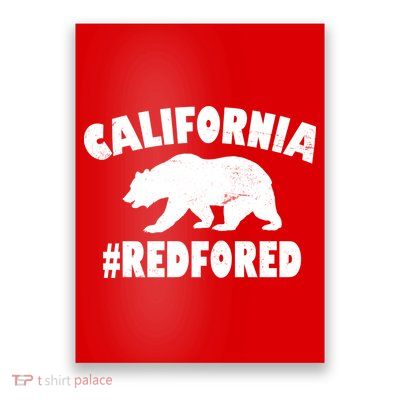 California Bear #RedForEd Poster