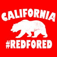 California Bear #RedForEd 25L Jumbo Tote