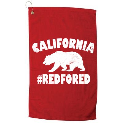 California Bear #RedForEd Golf Towel