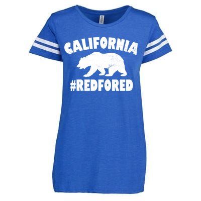 California Bear #RedForEd Enza Ladies Jersey Football T-Shirt