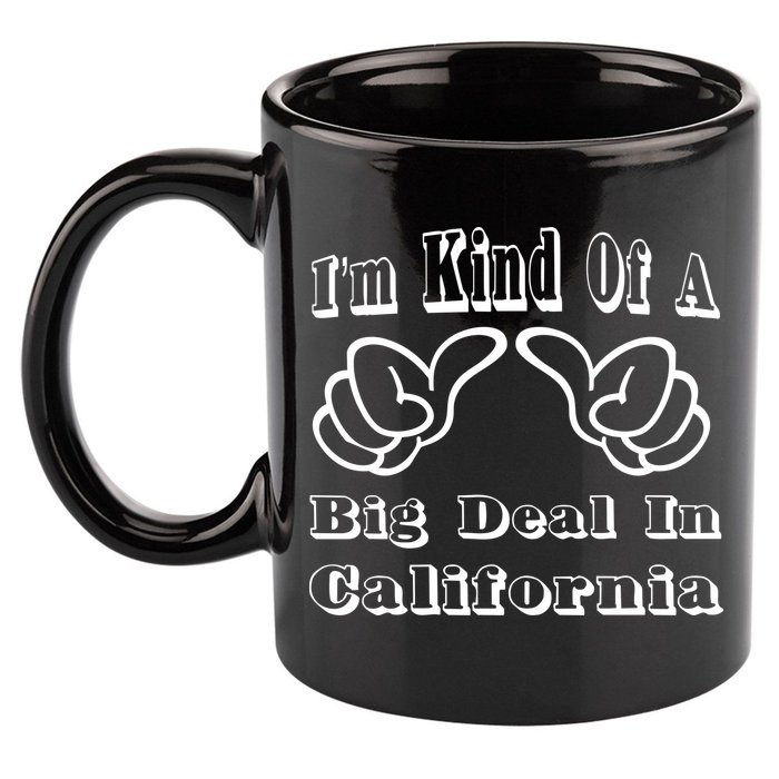 California Big Deal 11oz C Handle Ceramic Mug