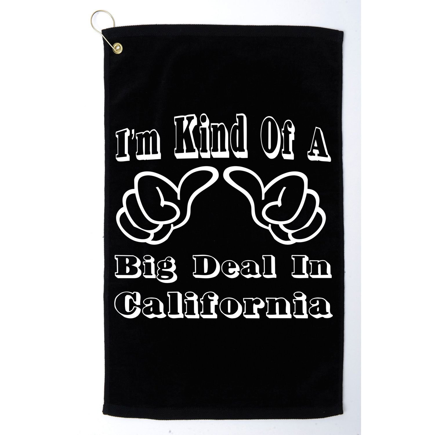 California Big Deal Golf Towel