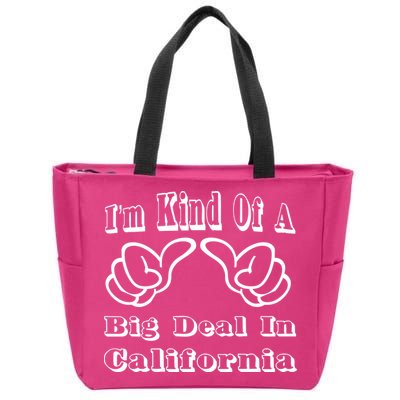 California Big Deal Zip Tote Bag