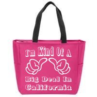 California Big Deal Zip Tote Bag