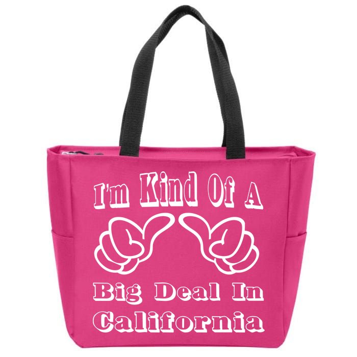 California Big Deal Zip Tote Bag