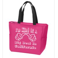 California Big Deal Zip Tote Bag