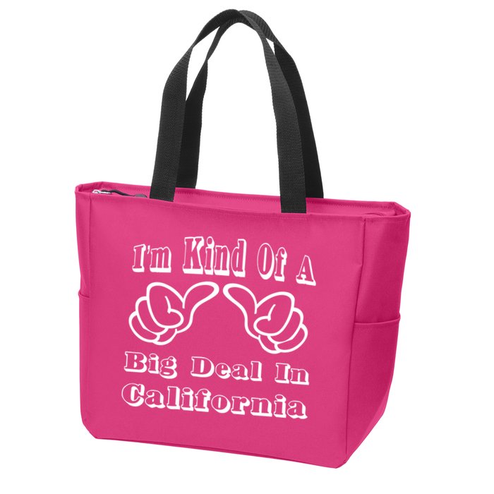 California Big Deal Zip Tote Bag