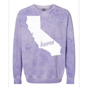 California Cali Home State Colorblast Crewneck Sweatshirt