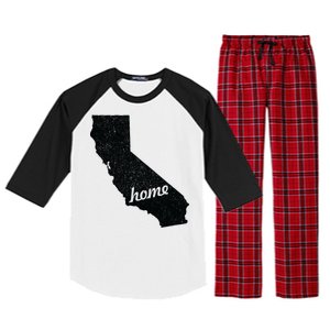 California Cali Home State Raglan Sleeve Pajama Set