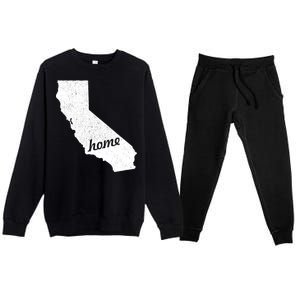 California Cali Home State Premium Crewneck Sweatsuit Set