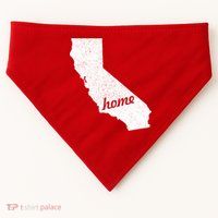 California Cali Home State USA-Made Doggie Bandana