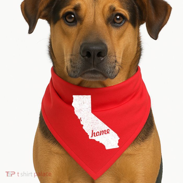 California Cali Home State USA-Made Doggie Bandana