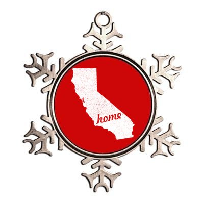 California Cali Home State Metallic Star Ornament