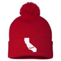 California Cali Home State Pom Pom 12in Knit Beanie