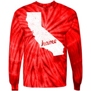 California Cali Home State Tie-Dye Long Sleeve Shirt