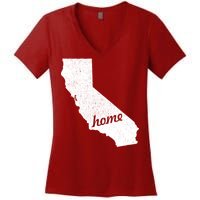 California Cali Home State Women's V-Neck T-Shirt