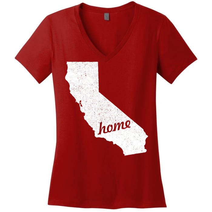 California Cali Home State Women's V-Neck T-Shirt