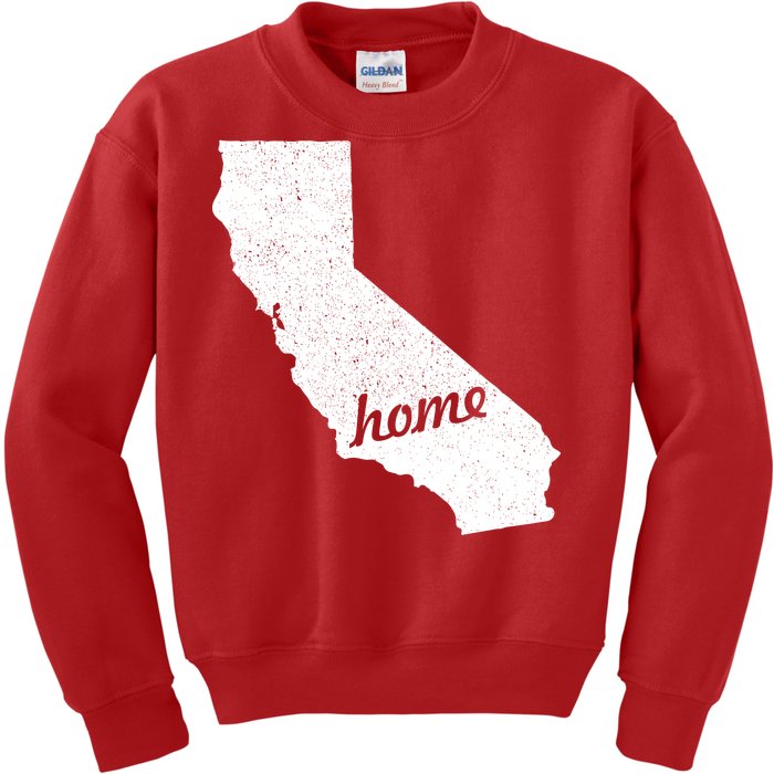 California Cali Home State Kids Sweatshirt