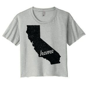 California Cali Home State Women's Crop Top Tee