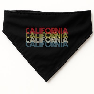 California Disco Lettering USA-Made Doggie Bandana