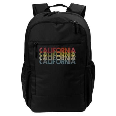 California Disco Lettering Daily Commute Backpack