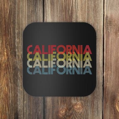 California Disco Lettering Coaster