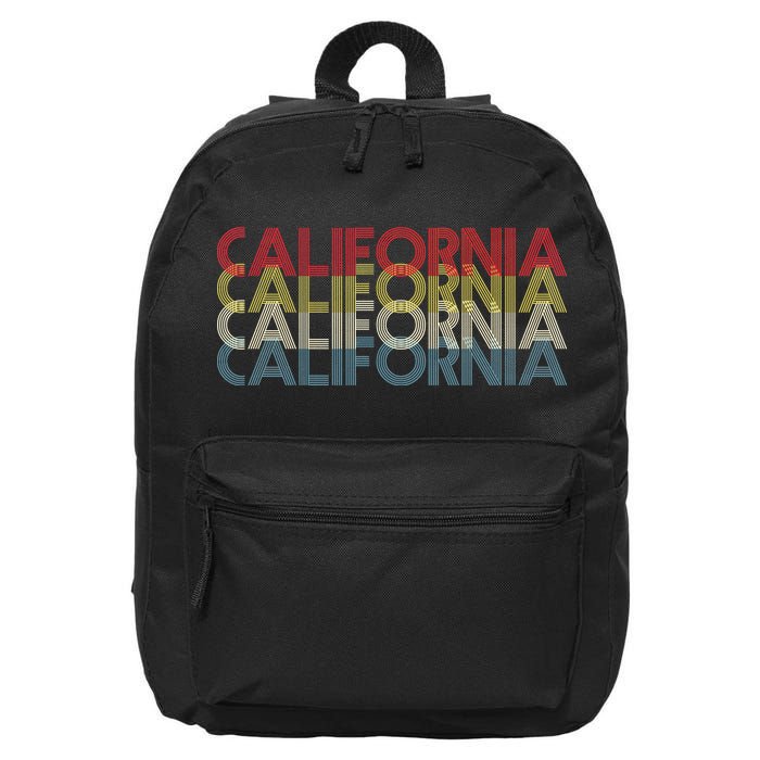 California Disco Lettering 16 in Basic Backpack