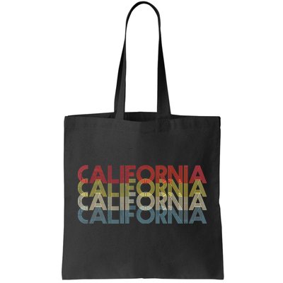 California Disco Lettering Tote Bag