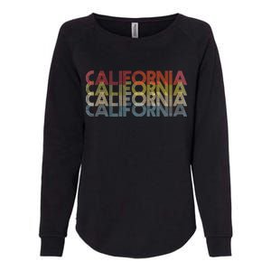 California Disco Lettering Womens California Wash Sweatshirt