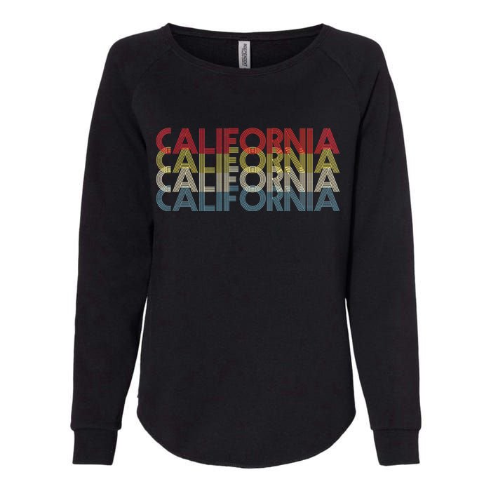 California Disco Lettering Womens California Wash Sweatshirt