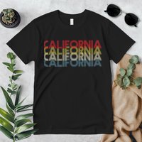 California Disco Lettering Premium T-Shirt