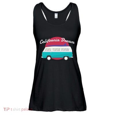 California Dream Van Ladies Essential Flowy Tank